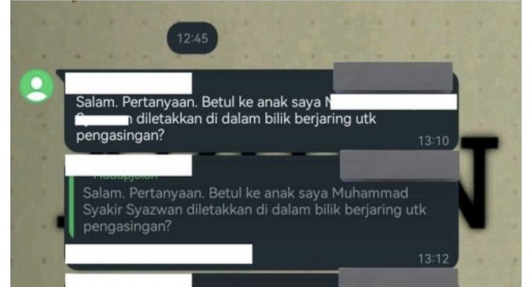 Murid Tahun 1 dikurung, penjaga tuntut penjelasan