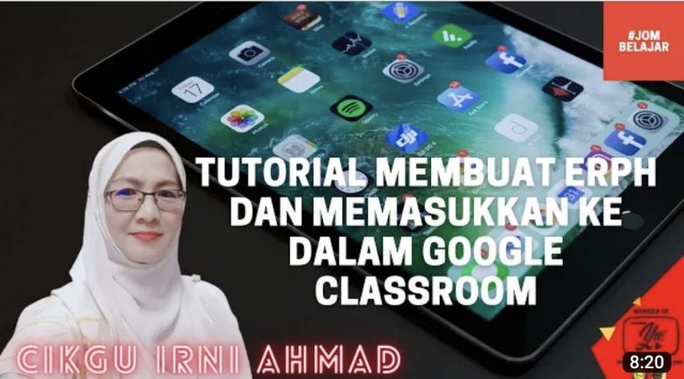 Cara menggunakan erph dan hantar di Google Classroom