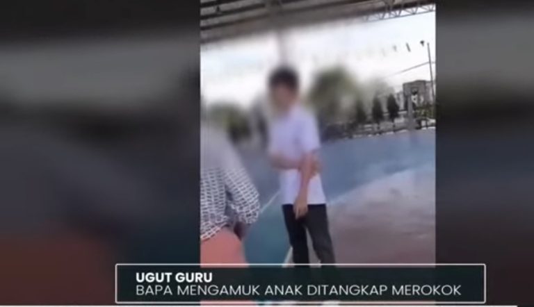 Bapa Mengamuk Ugut Guru Ditahan Polis