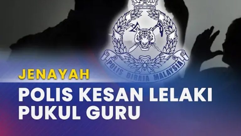 Polis sedang menjejaki guru lelaki tumbuk guru perempuan di sekolah