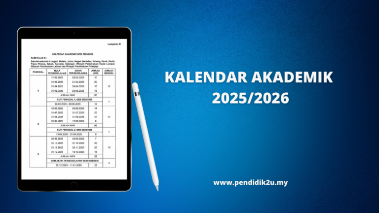Kalendar Akademik Sesi 2025/2026: Takwim Persekolahan