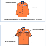 kedudukan bendera pada baju korporat