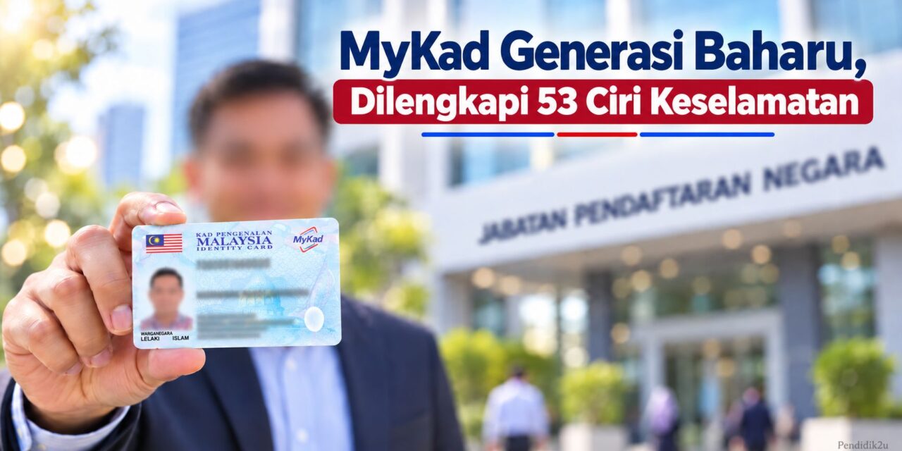 MyKad Generasi Baharu 2026: 53 Ciri Keselamatan & Cara Tukar