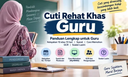 Cuti Rehat Khas Guru: Kelayakan 10 atau 15 Hari, Syarat, GCR dan Cara Memohon