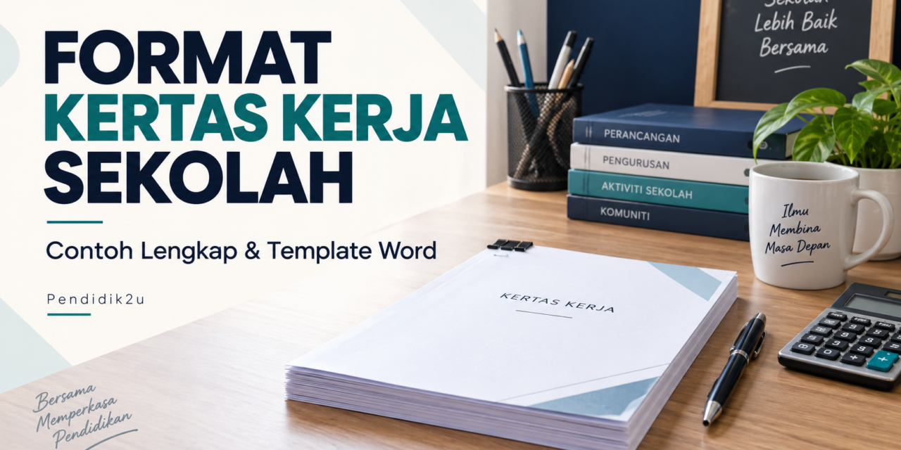 Format Kertas Kerja Sekolah: Contoh Lengkap & Template Word