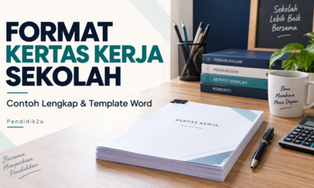 Format Kertas Kerja Sekolah: Contoh Lengkap & Template Word