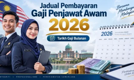 Jadual Pembayaran Gaji Penjawat Awam 2026: Tarikh Setiap Bulan