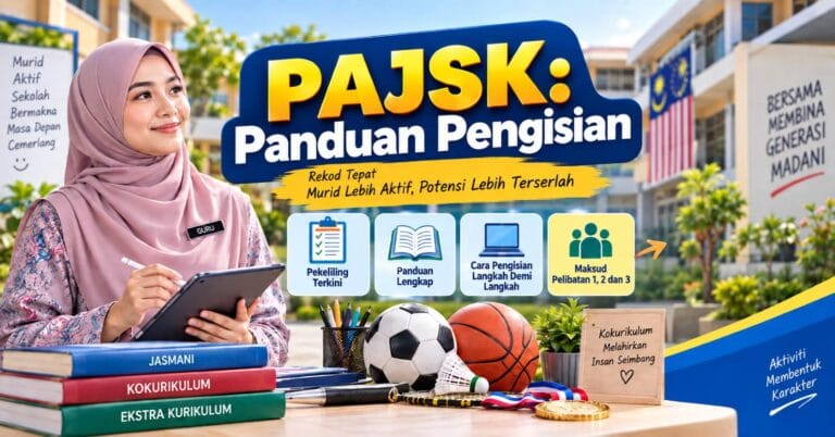 PAJSK KPM: Panduan Pengisian & Pelibatan 1, 2 dan 3