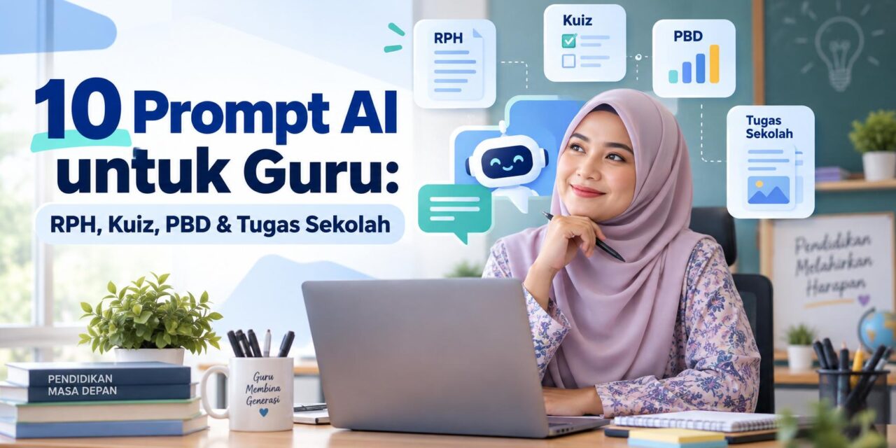 10 Prompt AI untuk Guru: RPH, Kuiz, PBD & Tugas Sekolah