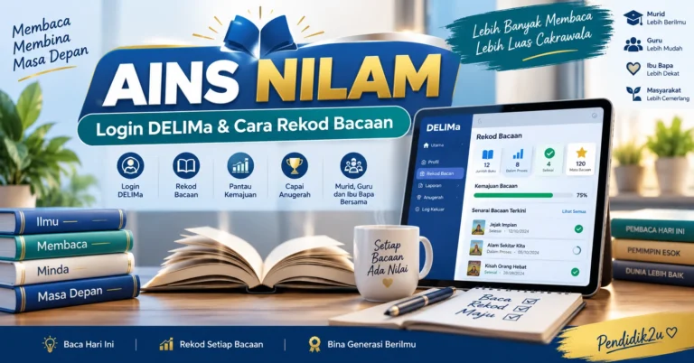 Ains Nilam: Cara Login dan Rekod Buku