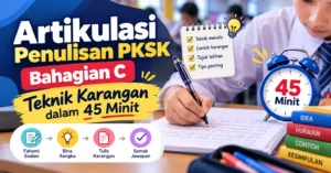 Artikulasi Penulisan PKSK Bahagian C: teknik karangan dalam 45 minit