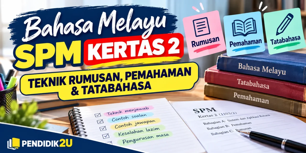 Bahasa Melayu SPM Kertas 2: Teknik Rumusan, Pemahaman & Tatabahasa