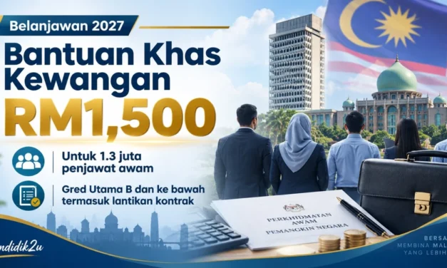 Bantuan Khas Kewangan RM1,500 untuk Penjawat Awam 2027
