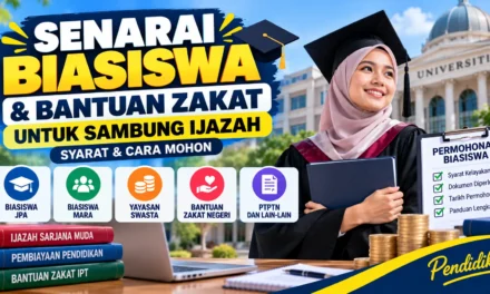 Senarai Biasiswa dan Bantuan Zakat untuk Sambung Ijazah: Syarat & Cara Mohon