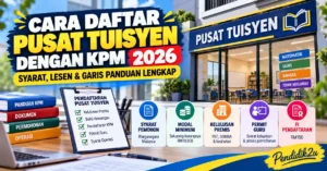 Cara daftar pusat tuisyen dengan KPM 2026: syarat, dokumen, premis dan permit guru