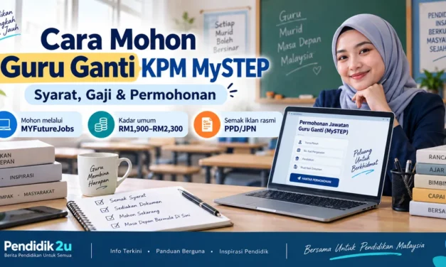 Cara Mohon Guru Ganti KPM MySTEP 2026: Syarat, Gaji & Permohonan