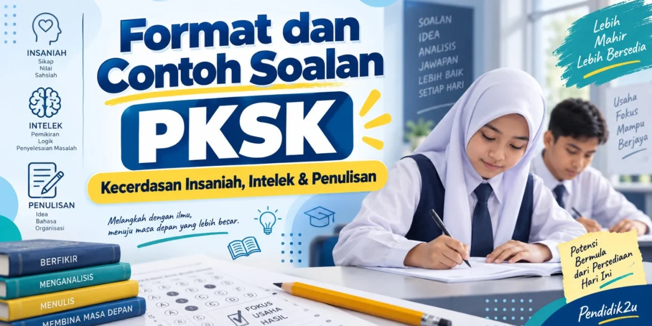 Format dan Contoh Soalan PKSK: Kecerdasan Insaniah, Intelek dan Penulisan