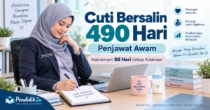 Cuti Bersalin 490 Hari penjawat awam: maksimum 98 hari setiap kelahiran