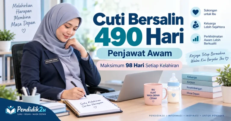 Cuti Bersalin 490 Hari Penjawat Awam: Maksimum 98 Hari Setiap Kelahiran