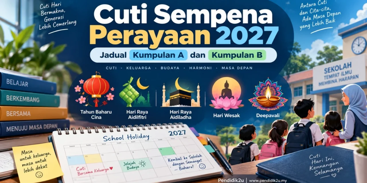 Cuti Sempena Perayaan 2027: Kumpulan A dan B