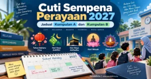 Cuti perayaan 2027 KPM: jadual Kumpulan A dan Kumpulan B bagi lima perayaan utama