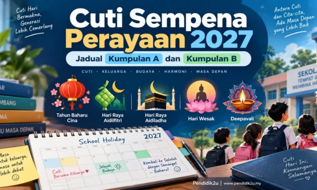 Cuti Sempena Perayaan 2027: Kumpulan A dan B