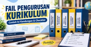 Fail pengurusan kurikulum sekolah: contoh isi kandungan dan checklist pengurusan akademik