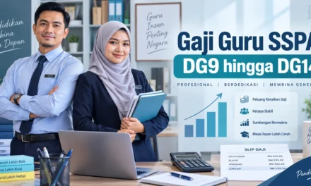 Gaji Guru SSPA: Jadual Gaji DG9, DG10, DG12, DG13, DG14, KGT dan Elaun