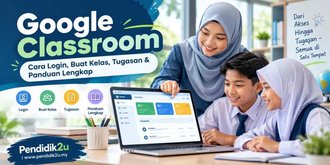 Google Classroom: Cara Login, Buat Kelas, Tugasan & Panduan Lengkap