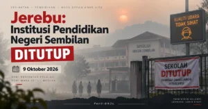 Jerebu Negeri Sembilan dan penutupan sekolah di kawasan terjejas pada 9 Oktober 2026