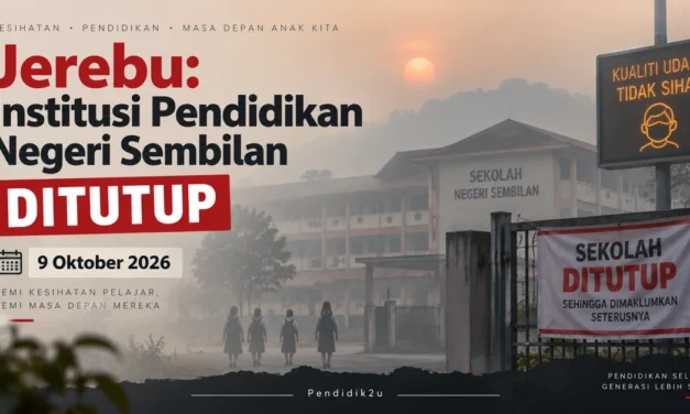 Jerebu Negeri Sembilan: Sekolah Kawasan IPU Lebih 180 Ditutup 9 Oktober
