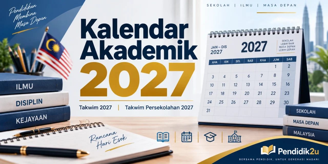 Kalendar Akademik 2027 KPM: Takwim Persekolahan, Cuti Sekolah & Cuti Perayaan