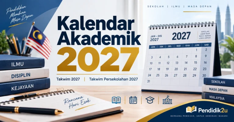 Kalendar Akademik 2027 KPM: Takwim Persekolahan, Cuti Sekolah & Cuti Perayaan