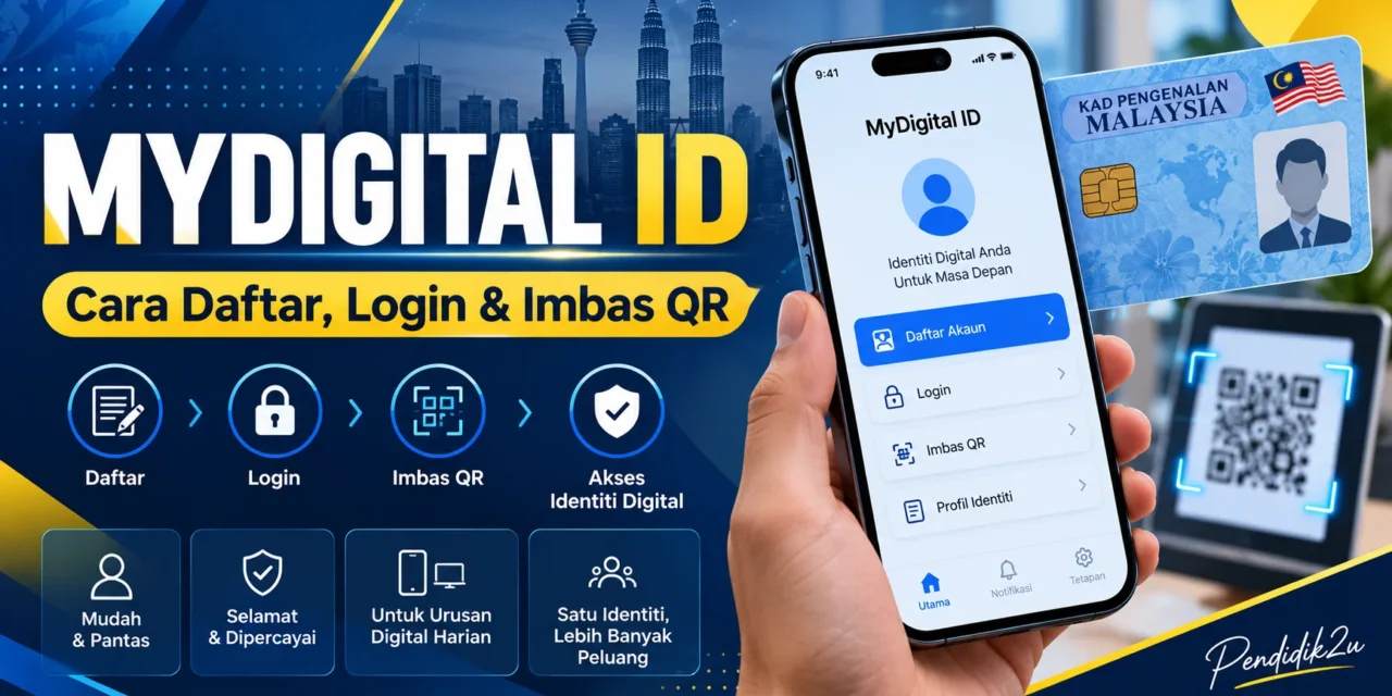 MyDigital ID: Cara Daftar, Login, Imbas QR dan Selesaikan Masalah
