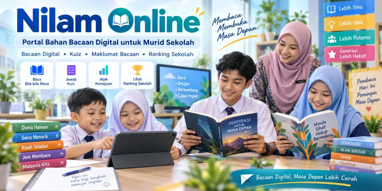 Nilam Online: Portal Bahan Bacaan Digital untuk Murid Sekolah