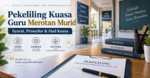 Pekeliling Kuasa Guru Merotan Murid: syarat, prosedur dan had kuasa