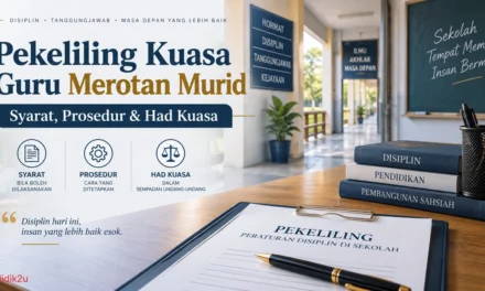 Pekeliling Kuasa Guru Merotan Murid: Siapa Boleh Merotan, Syarat dan Prosedur KPM