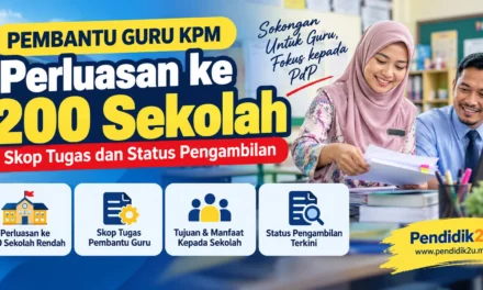 Pembantu Guru KPM 2027: Perluasan ke 200 Sekolah, Skop Tugas dan Status Pengambilan
