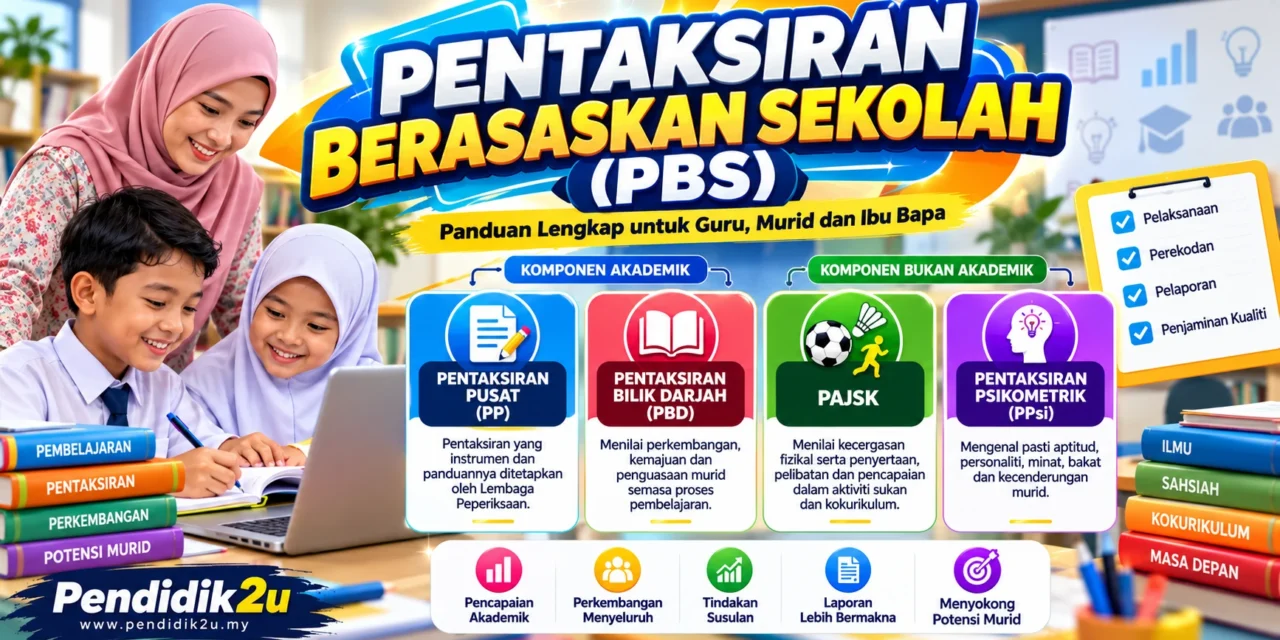 Pentaksiran Berasaskan Sekolah (PBS): 4 Komponen, Pelaksanaan dan Pelaporan