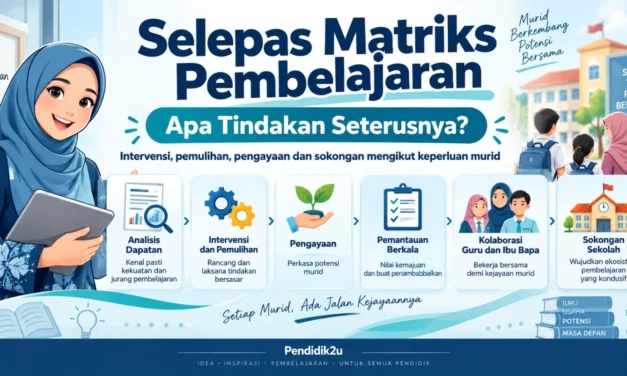 Selepas Matriks Pembelajaran: Apa Tindakan Seterusnya untuk Guru, Sekolah dan Ibu Bapa?
