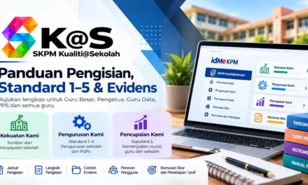 SKPM Kualiti@Sekolah (SK@S) 2026: Panduan Pengisian, Standard 1–5 & Evidens