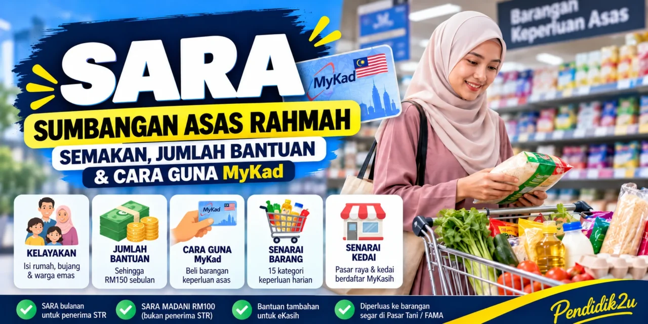 Sumbangan Asas Rahmah (SARA) 2027: Semakan, Jumlah Bantuan & Cara Guna MyKad