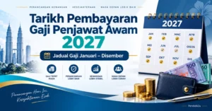 Tarikh Pembayaran Gaji Penjawat Awam 2027: jadual gaji Januari hingga Disember
