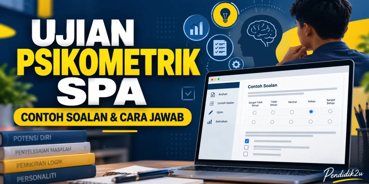 Ujian Psikometrik SPA: Contoh Soalan, Cara Jawab dan Panduan PSEE
